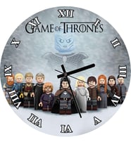 Cakatablo Marcin Otreba'dan Lego Game of Thrones Görseli Duvar Saati