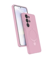 Samsung Galaxy S26 Ultra Regal Magsafe Standlı Kapak - Açık Pembe