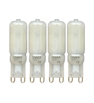 (4 Adet) Osaka Buzlu 5W Beyaz Işık (6500K) G9 Duylu Led Kapsül Ampul