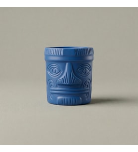 Dek-2153 Eos Antik Totem Serisi - Eposki Kırılmaz Kalemlik & Saksı (Mavi)