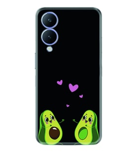 Vivo Y17S Kılıf Silikon Desen Özel Seri Aşık Avokadolar 1642