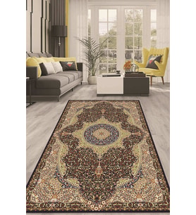 Dijital Kaymaz Taban Yıkanabilir Modern Renkli Salon Halısı Mutfak Halısı Yolluk ND-HT-76 (Çok Renkli)