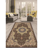 Dijital Kaymaz Taban Yıkanabilir Modern Renkli Salon Halısı Mutfak Halısı Yolluk ND-HT-76 (Çok Renkli)
