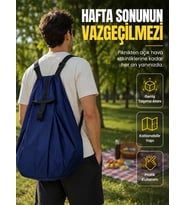 Kamp Seyahat Spor Ve Piknik İçin Geniş Hacimli Katlanabilir Omuz Çantası