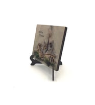 Notre Dame Baskılı MDF Masaüstlük 10X10