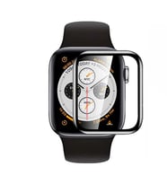 Uyumlu Model Apple Watch 7 8 45mm Eko Pet Saat Ekran Koruyucu (Siyah)