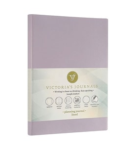 Victoria's Journals Smyth Esnek Kapak 14x20 96 Yaprak Planlayıcı Defter Lila 1038