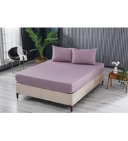 Colourful Fitted Çarşaf Tek King Size - Lila