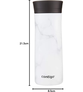 Üniseks Pinnacle Snapseal Termo Paslanmaz çelik yalıtımlı kupa,Beyaz,420 ml