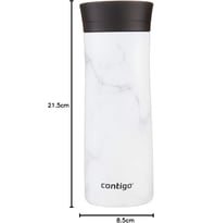 Üniseks Pinnacle Snapseal Termo Paslanmaz çelik yalıtımlı kupa,Beyaz,420 ml