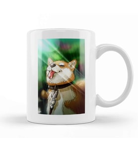 Shiba Inu Kupa Bardak Porselen