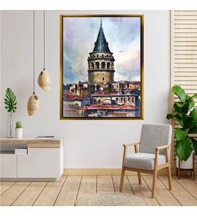 Altın  Çerçeveli tablo n338