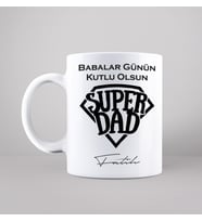 Babalar Günü Tasarımlı Kupa Kişiye Özel