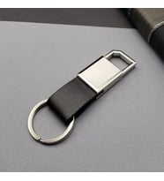 Siyah Gümüş Metal Anahtarlık