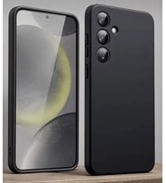 Samsung Galaxy S23 FE Uyumlu Kılıf Esnek Yumuşak Soft Tam Koruyucu Silikon Kapak Siyah