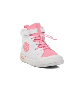 Walkway Beyaz-Pudra Unisex Bilek Boy Çocuk Sneaker Walkway 17-B