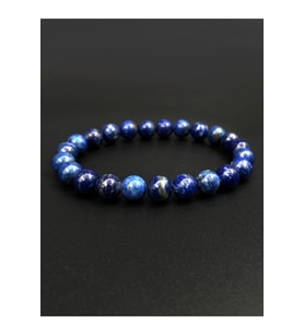 Unisex - Çok Şık Lapis Lazuli Doğal Taş Bileklik  Handmade