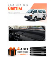 MITSUBISHI L300 (1986-1999) Uyumlu Torpido Koruma Örtüsü Oto Kılıfı - Siyah