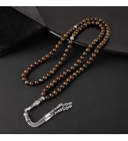 Bronzit Doğal Taş Tesbih 99luk - 6mm (Çok Renkli)