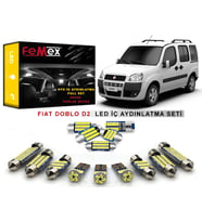 Fiat Doblo D2 LED İç Aydınlatma Ampul Seti FEMEX Parlak Beyaz