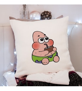 Sünger Bob & Petrick Tasarımlı Yastık