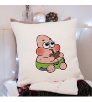 Sünger Bob & Petrick Tasarımlı Yastık