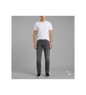 502 Tap Erkek Dar Paça Tapered Likralı kot Pantolon-0275