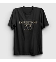 Presmono Unisex Siyah Logo Clair Obscur Expedition 33 T-Shirt 543787tt