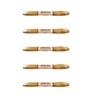 Dar Dokuma Altın Gold Saten Kurdele - 1 Cm. x 10 Metre - 5 Adet
