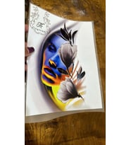 ÜTÜ İLE YAPIŞAN ÇİÇEKLİ KADIN TİŞÖRT TRANSFER BASKI ARMA 26X19 CM