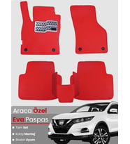 Nissan Qashqai (2014-2021) Uyumlu EVA Paspas Tam Set–Birebir Uyum,Su Geçirmez,Kolay ve Hızlı Montaj