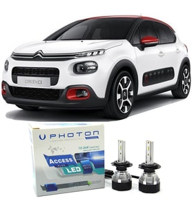 Citroen C3 Led Xenon Uzun Far Ampulü H7 Access Yeni Seri Beyaz 2016+