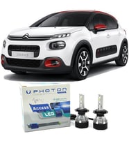 Citroen C3 Led Xenon Uzun Far Ampulü H7 Access Yeni Seri Beyaz 2016+
