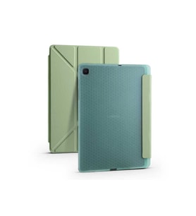 Samsung Galaxy Tab A7 10.4 T500 2020 Uyumlu Kılıf Zore Tri Folding Kalem Bölmeli Standlı Kılıf