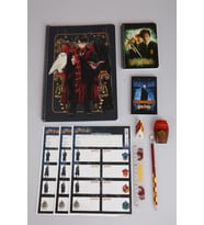 x Dekomus "Wizard Icons Collection" Harry Potter Lisanslı 10 Parça Kırtasiye Seti A4 defter,Cetvel,Kurşun Kalem,Silgi,Kalemtraş