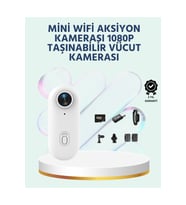 Geniş Açı Lensli WiFi Spor ve Vlog Kamerası