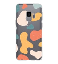Samsung Galaxy S9 Kapak Grunge Tasarımlı Şeffaf Silikon Kılıf