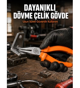 Uzun Çene Tasarımlı Dövme Çelik Kargaburun Hassas Kavrama Performansı
