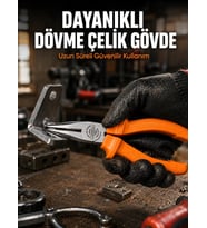 Uzun Çene Tasarımlı Dövme Çelik Kargaburun Hassas Kavrama Performansı