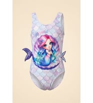Kız Çocuk 3D Mayokini 2-7 Yaş 12605B MODANINO (Lila)