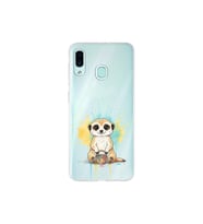 Samsung Galaxy A30 ile Uyumlu Splash Mirket Tasarımlı Şeffaf Silikon Kılıf