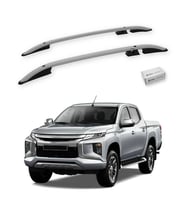 Turtle Mitsubishi L200 (Mk5) 2015-2025 Tavan Çıtası Crown Gri