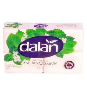 Dalan Geleneksel Saf Beyaz Klasik Kalıp Sabun 1000 gr X 8 Adet