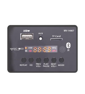 Magicvoice MV-14907 USB-SD-AUX-Bluetooth Kumandalı Ekranlı Oto Teyp Çevirici Dijital Player Board