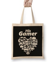 Gamer Love His Bez Çanta Uzun Saplı