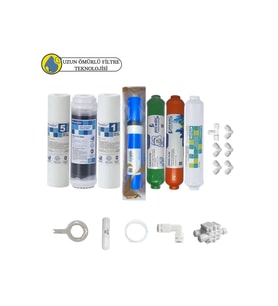 Purefer Açık kasa Çif sedimentli Sertifikalı 7li Vontron Helixfil Yüksek Tds mebran  mineral+alkali