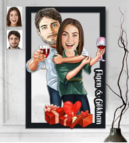 Kişiye Özel 3D  Ahşap Tablo Sevgililer Günü Hediyesi 30x40 -3