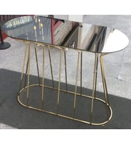 Dresuar 12418 CADDE Model Metal GOLD renk kaplama TEMPER Cam Ayna El Yapım