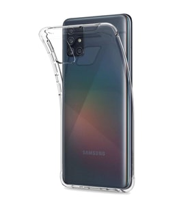 Samsung Galaxy A51 Kılıf Lüx Şeffaf Silikon
