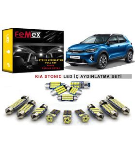 Kia Stonic İç Aydınlatma Ampul Seti FEMEX Parlak Beyaz